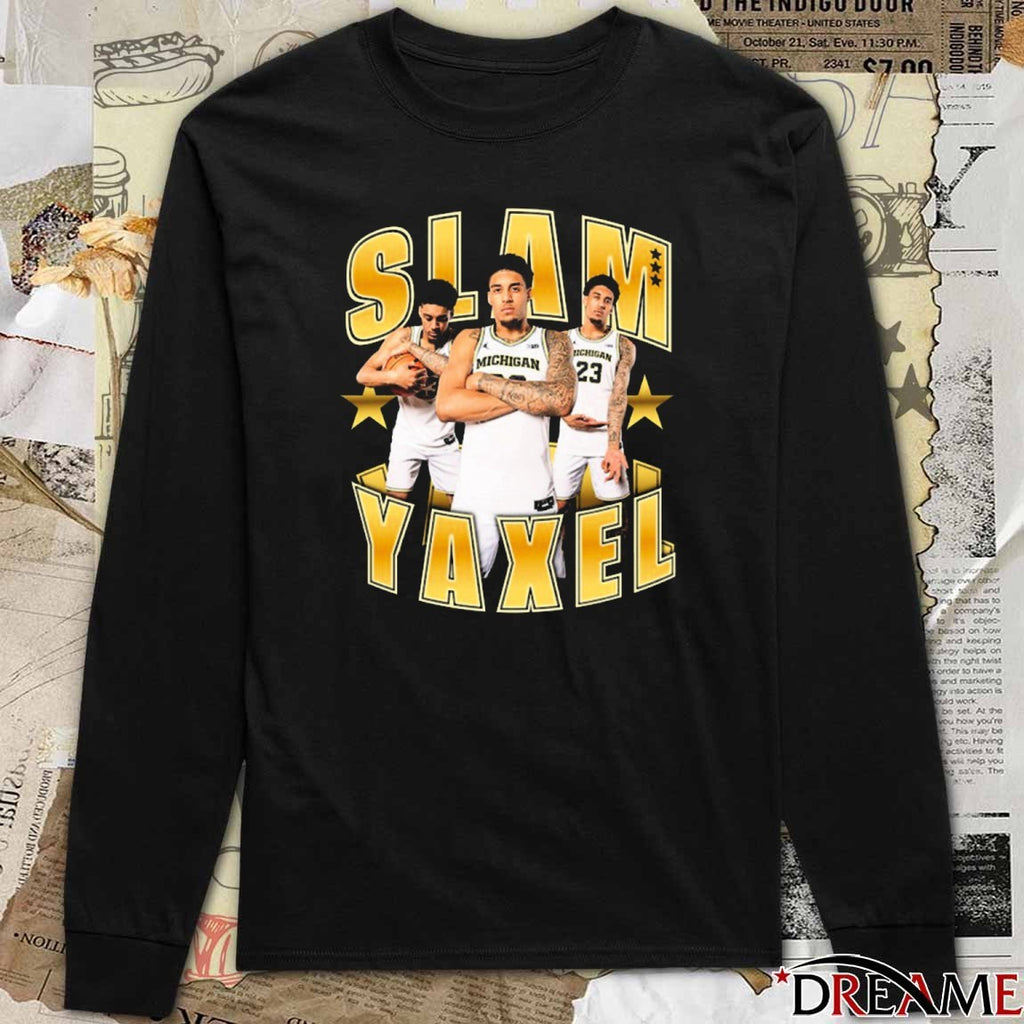 SLAM Yaxel Lendeborg Remix 2025 Big Ten Michigan Wolverines basketball t-shirt