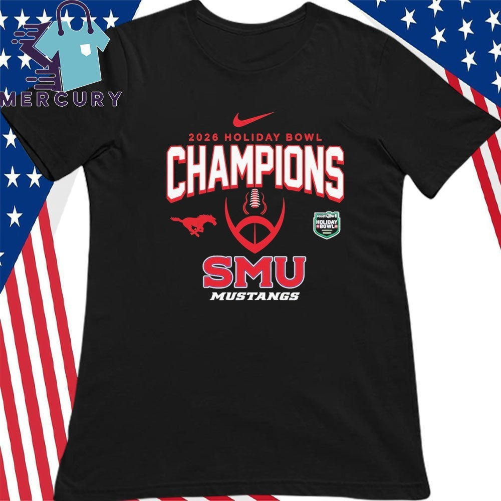 SMU Mustangs 2026 Trust & Will Holiday Bowl Champions Shirt