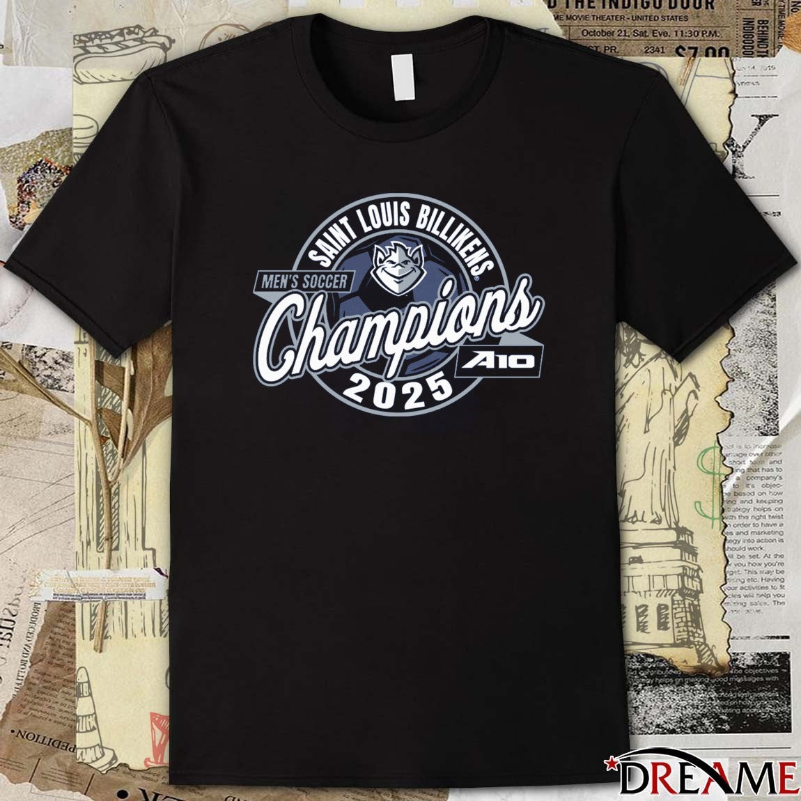 Saint Louis Billikens Championship A10-2025 Men’s Soccer t-shirt