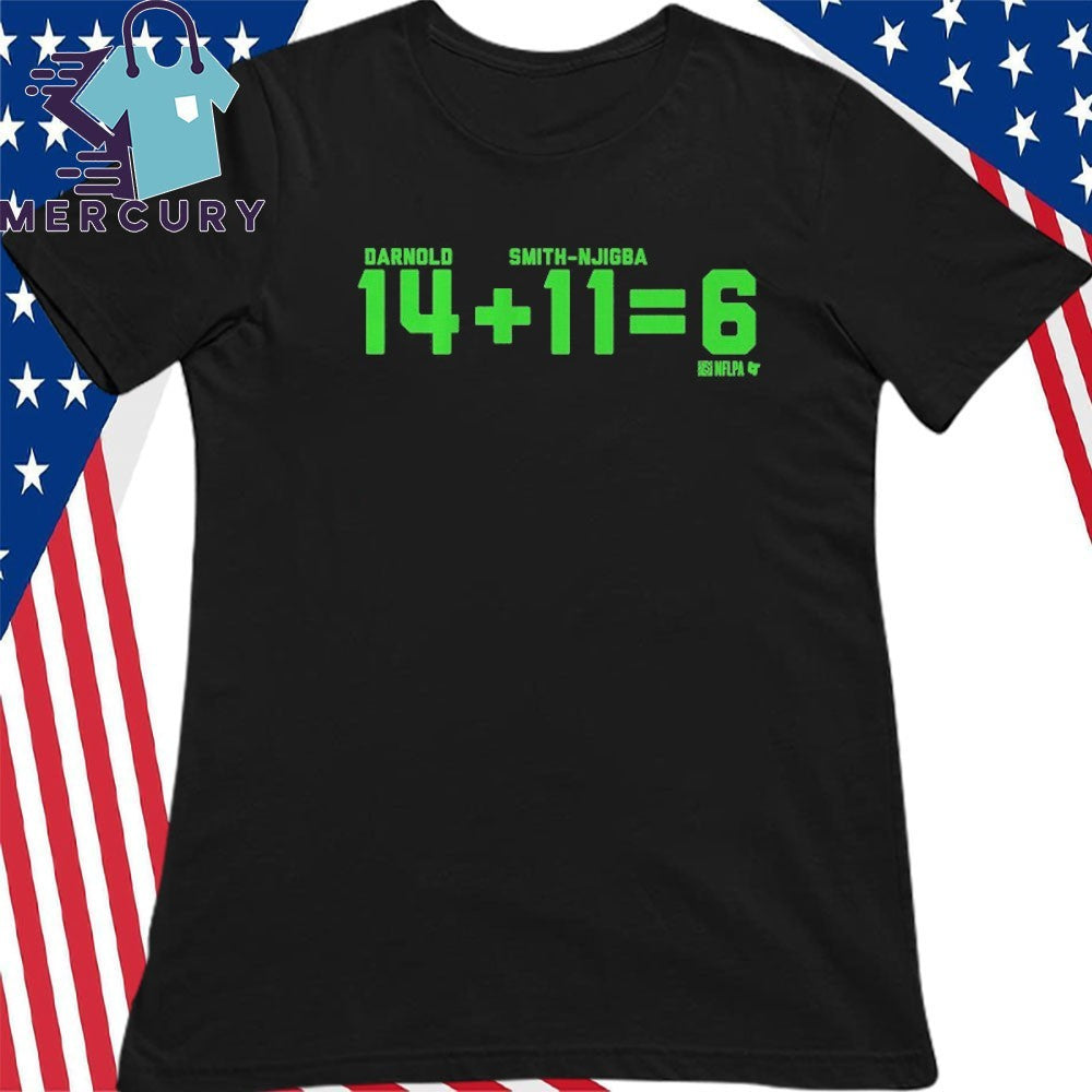 Sam Darnold & Jaxon Smith-Njigba 14 + 11 = 6 Shirt