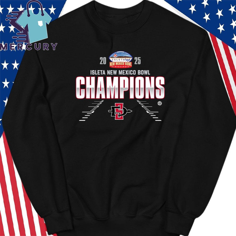San Diego State Aztecs 2025 Isleta New Mexico Bowl Champions Shirt