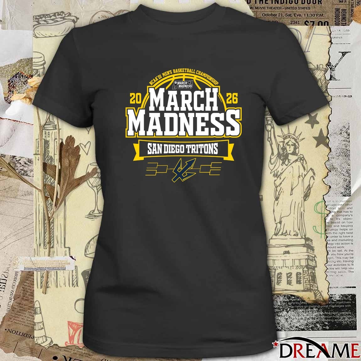 San Diego Tritons 2026 NCAA DI Men’s Basketball Championship March Madness Bound t-shirt