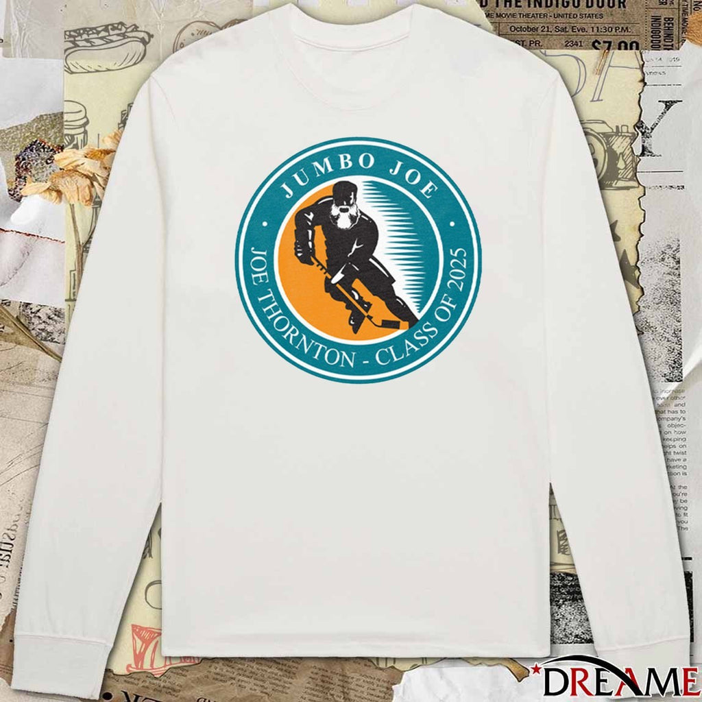 San Jose Sharks Jumbo Hall of Fame Joe Thornton Class of 2025 t-shirt