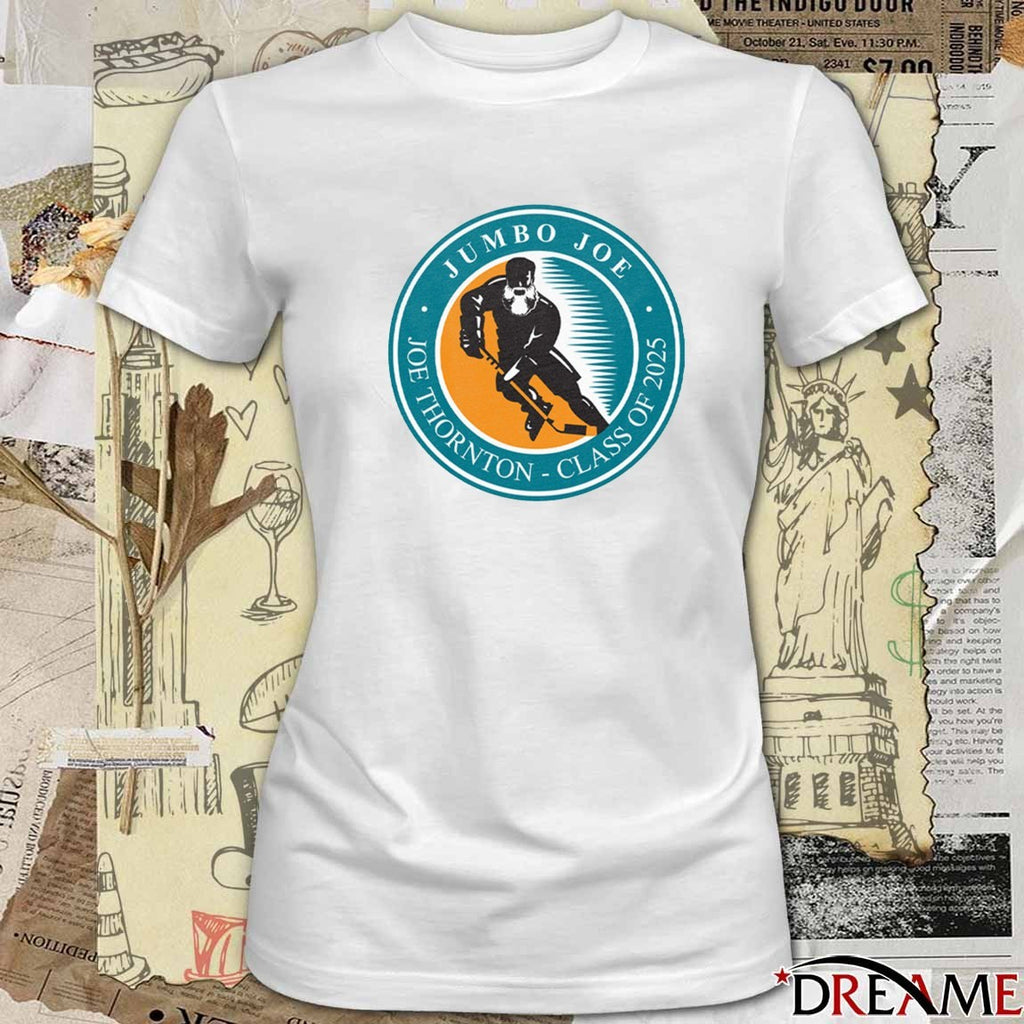 San Jose Sharks Jumbo Hall of Fame Joe Thornton Class of 2025 t-shirt