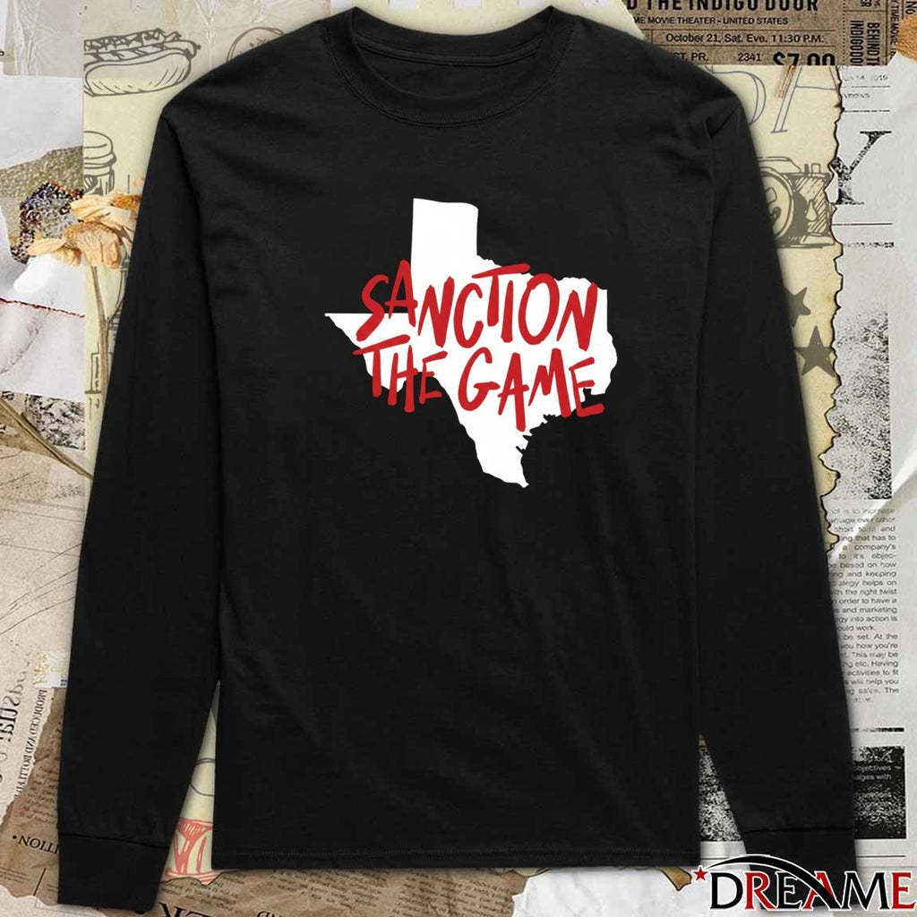 Sanction The Game Houston Texans Player Wearing t-shirt