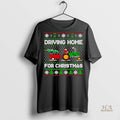 Official Santa Tractor Driving Home For Christmas Shirt