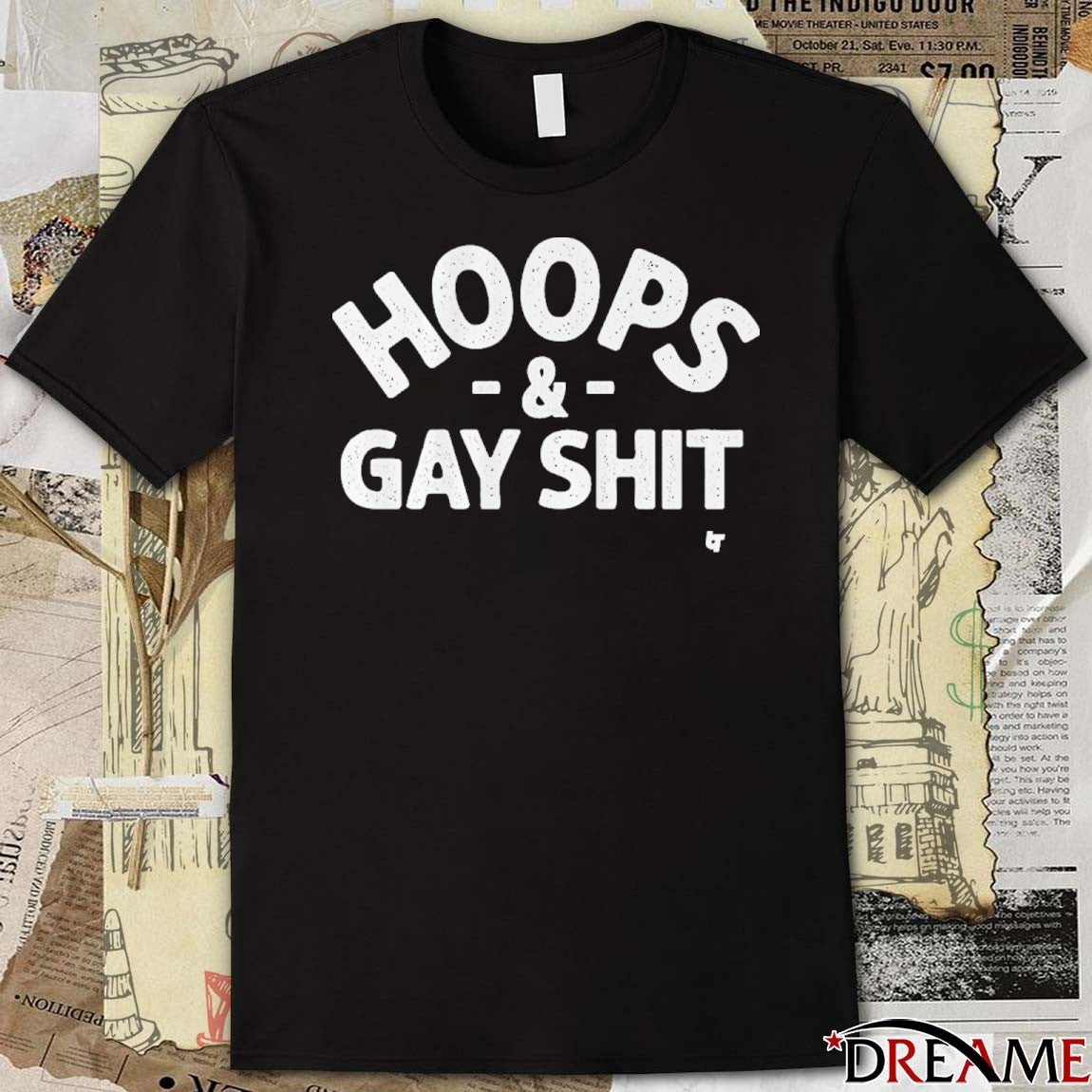 Sarah Spain Hoops and Gay Shit t-shirt
