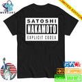 Satoshi Nakamoto Explicit Codex Shirt