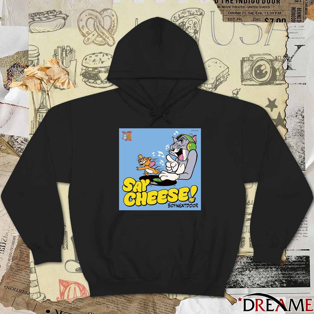 Say Cheese Boynextdoor K-pop Group Tom And Jerry t-shirt