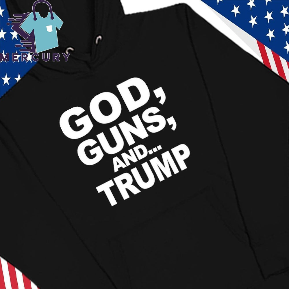 Scott Presler wears God Guns And Trump Shirt
