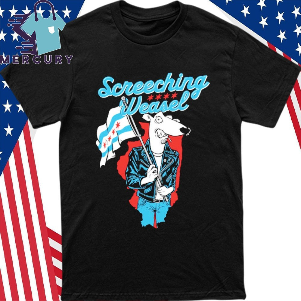 Screeching Weasel Chicago Weasel Shirt