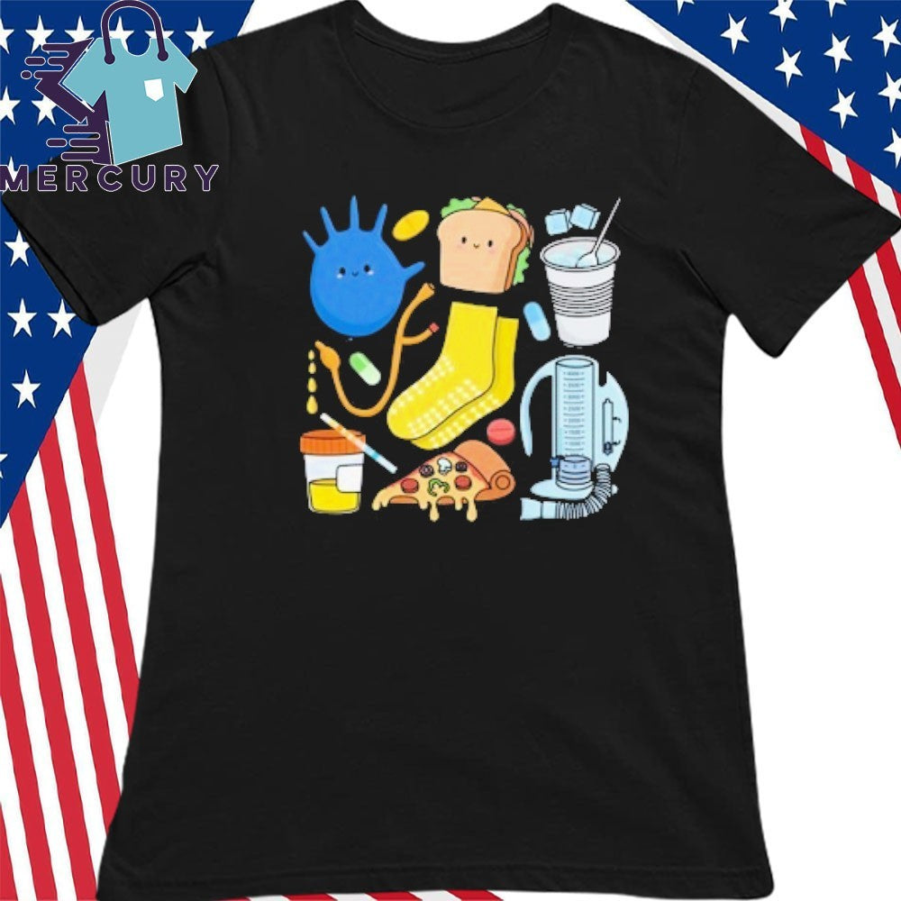 Scrubhacks Collab Nurse Collage Shirt