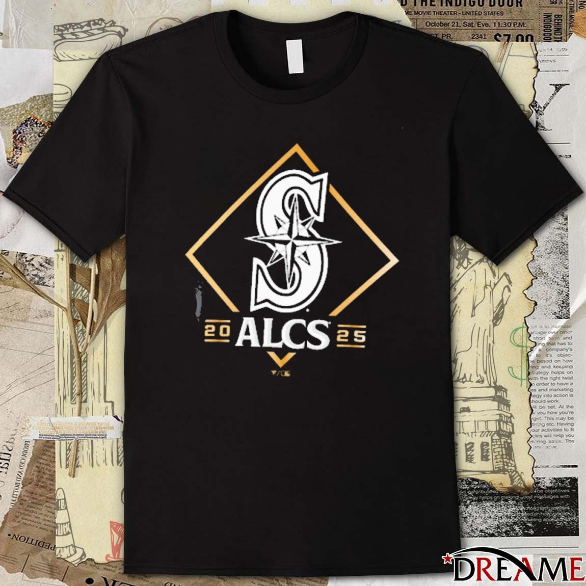 Seattle Mariners MLB 2025 ALCS American League Division Series Champions Fanart t-shirt