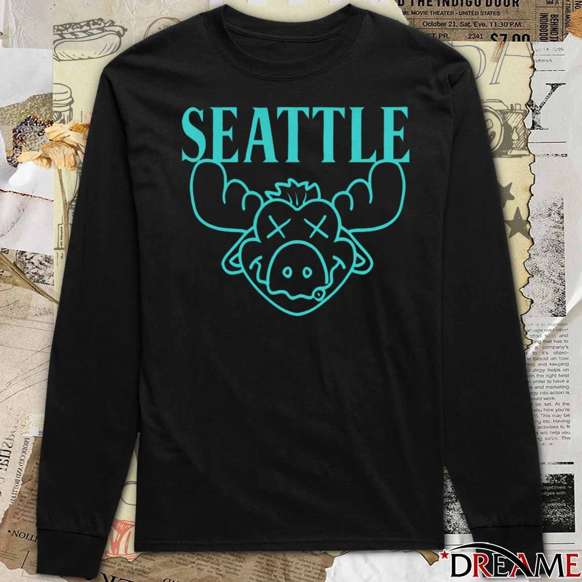 Seattle Mariners Moose MLB Baseball 2025 t-shirt