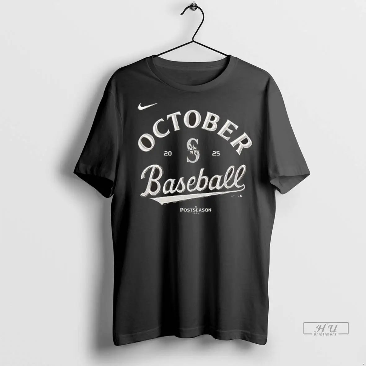 Official Seattle Mariners October Baseball Sea Us Rise 2 Sided T Shirt