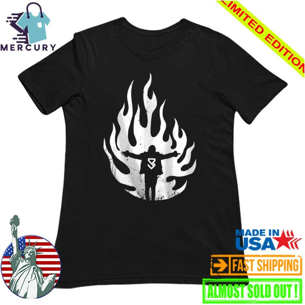 Seth Rollins Flames Shirt