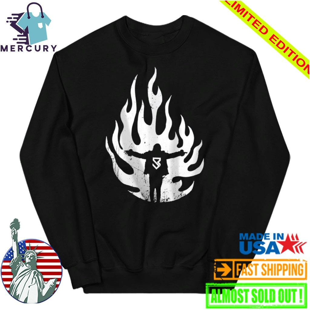Seth Rollins Flames Shirt