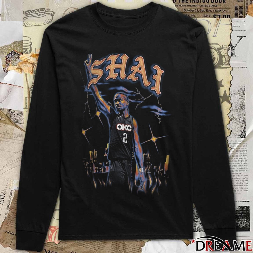 Shai Gilgeous-Alexander Oklahoma City Thunder 2025-26 City Player Graphic t-shirt