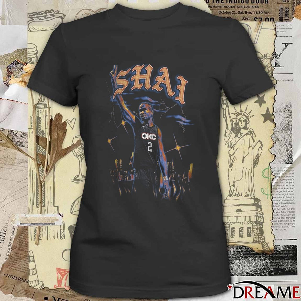 Shai Gilgeous-Alexander Oklahoma City Thunder 2025-26 City Player Graphic t-shirt