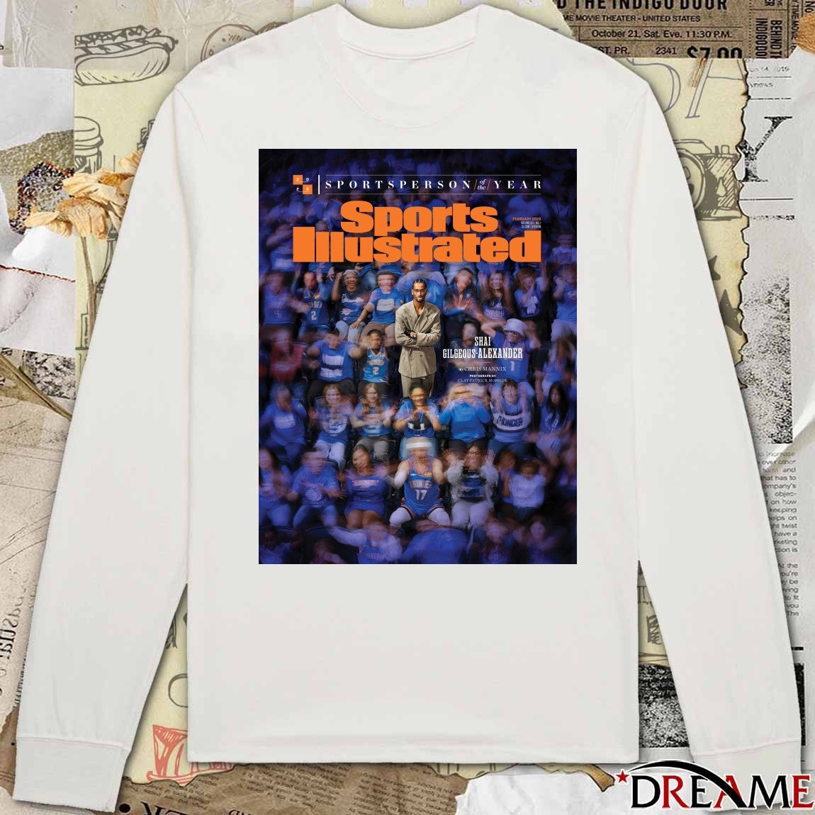Shai Gilgeous-Alexander Sports Illustrated 2025 Sportsperson of the Year Poster t-shirt