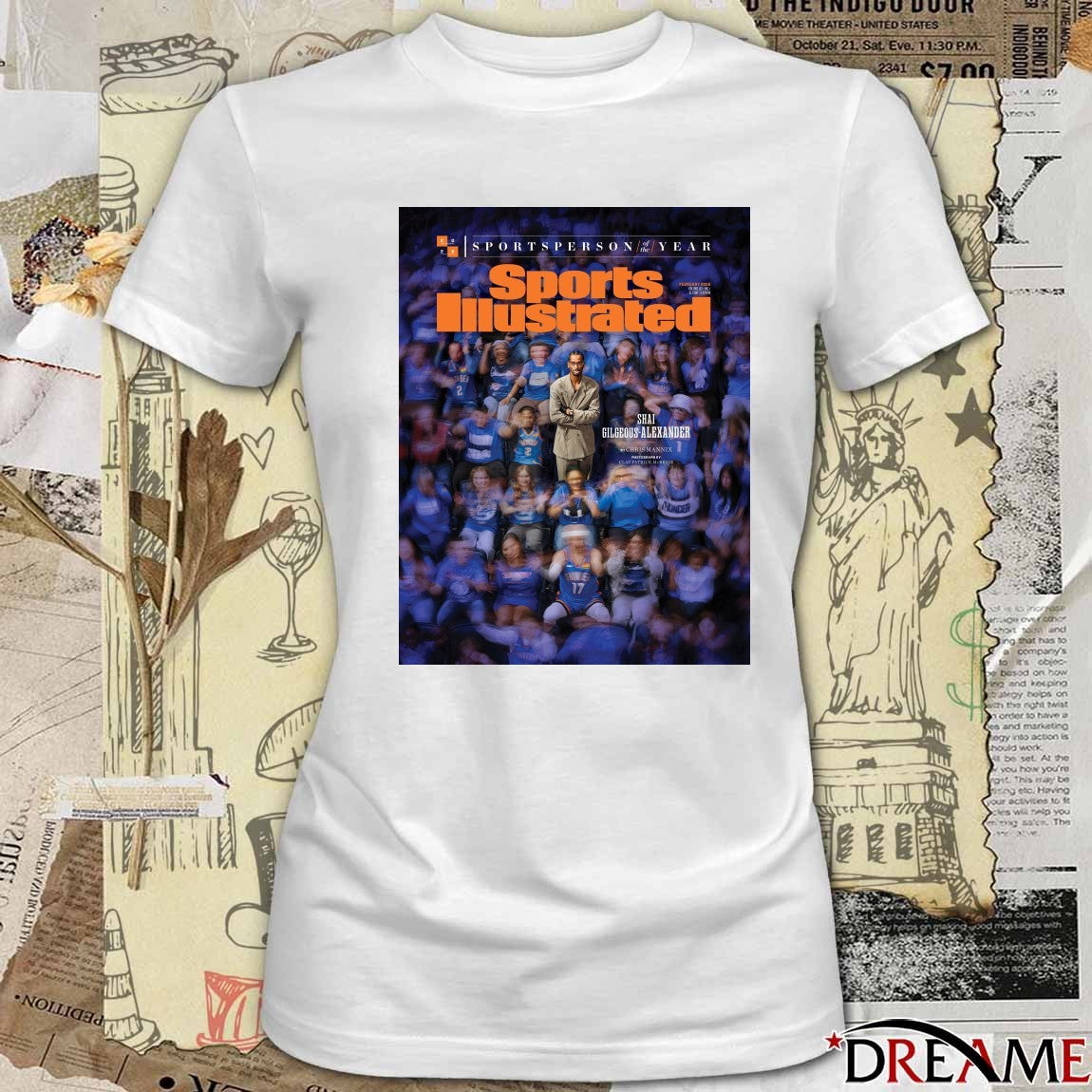 Shai Gilgeous-Alexander Sports Illustrated 2025 Sportsperson of the Year Poster t-shirt
