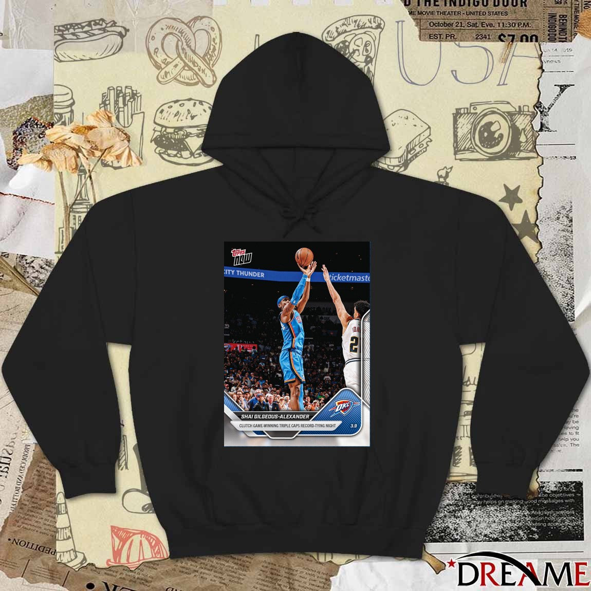 Shai Gilgeous-alexander Clutch Game-winning Triple Caps Record-tying Night t-shirt