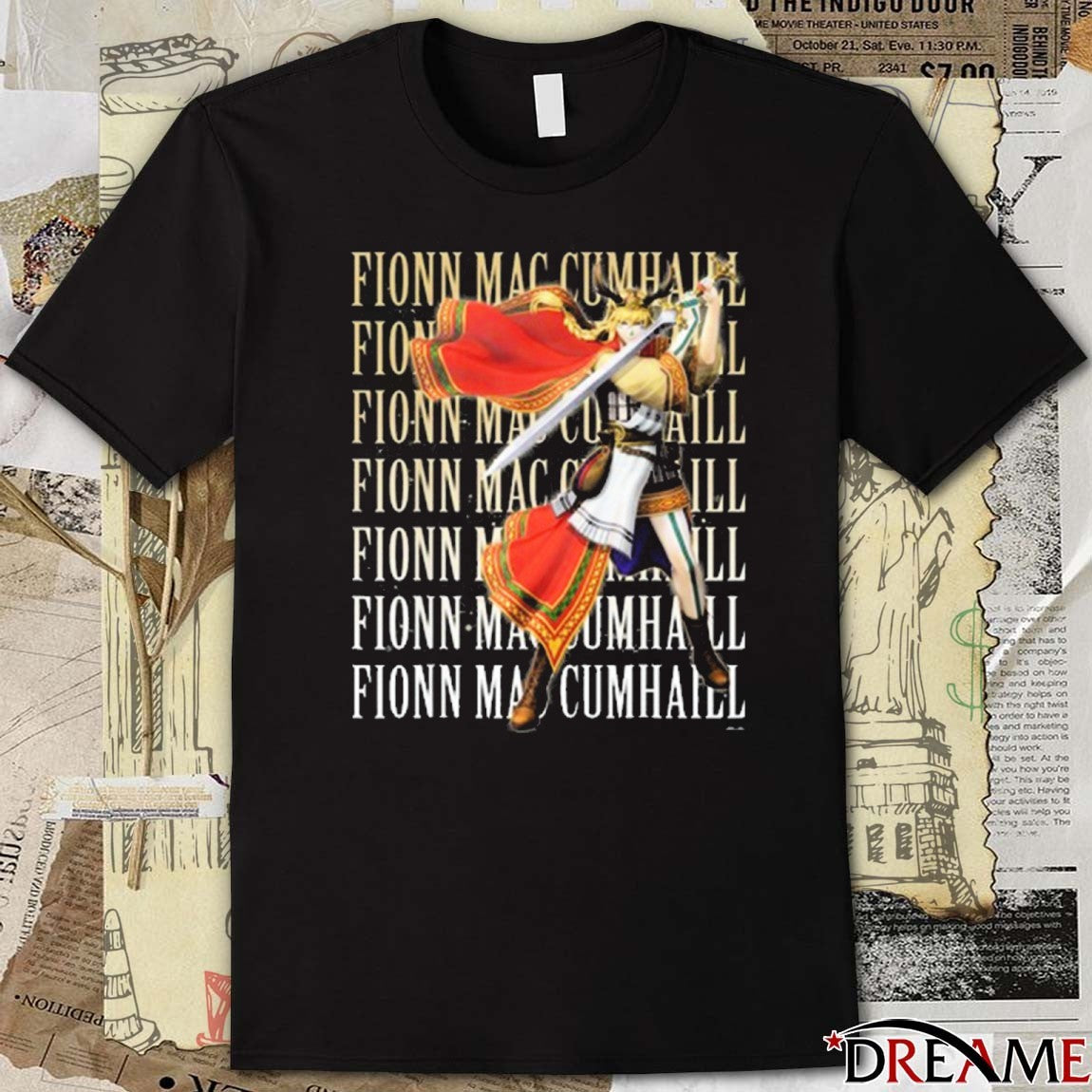 Shin Megami Tensei V Vengeance Fionn Mac Cumhaill t-shirt