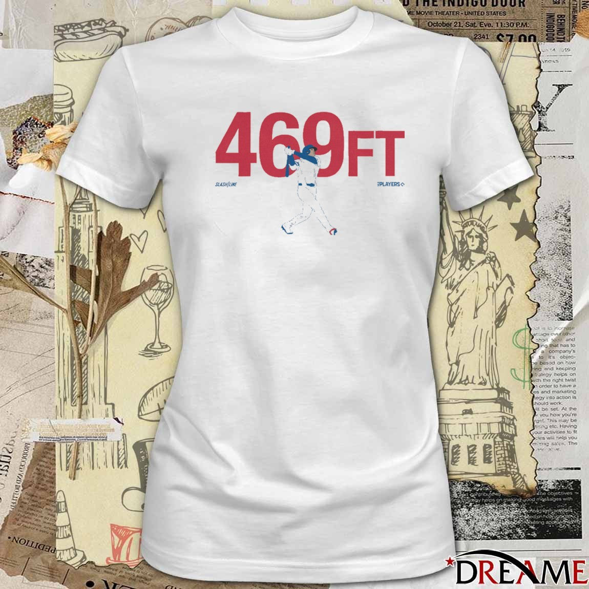 Shohei Ohtani 469FT Los Angeles Dodgers MLB Slash Line t-shirt