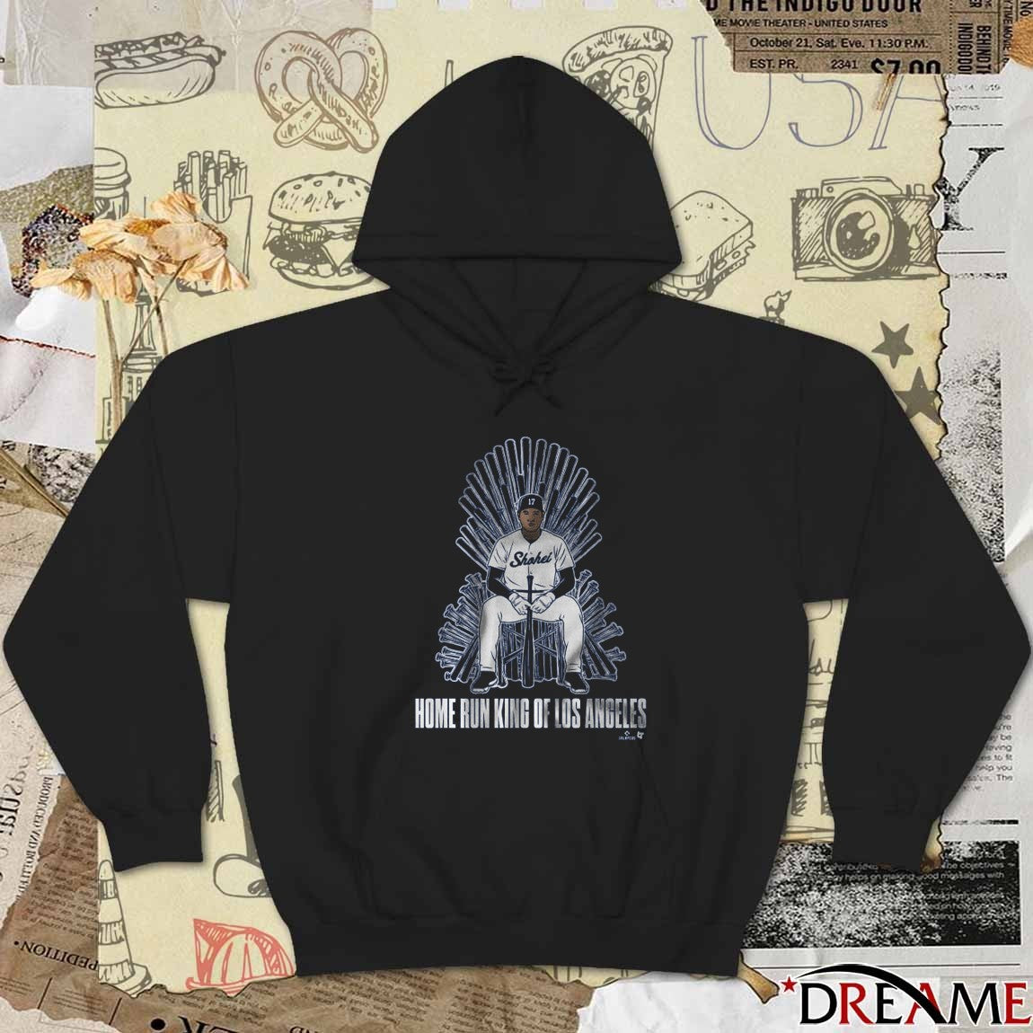 Shohei Ohtani Home Run King of Los Angeles Dodgers MLB t-shirt