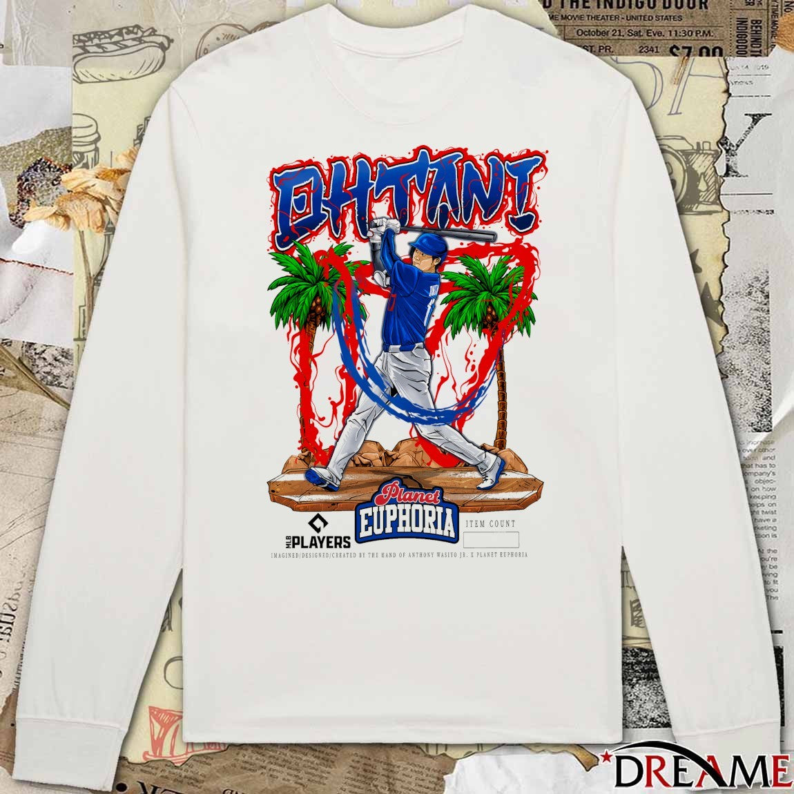 Shohei Ohtani V5 Los Angeles Dodgers MLB 2026 Planet Euphoria Art t-shirt