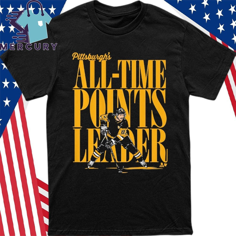Sidney Crosby Pittsburgh All-Time Points Leader Shirt