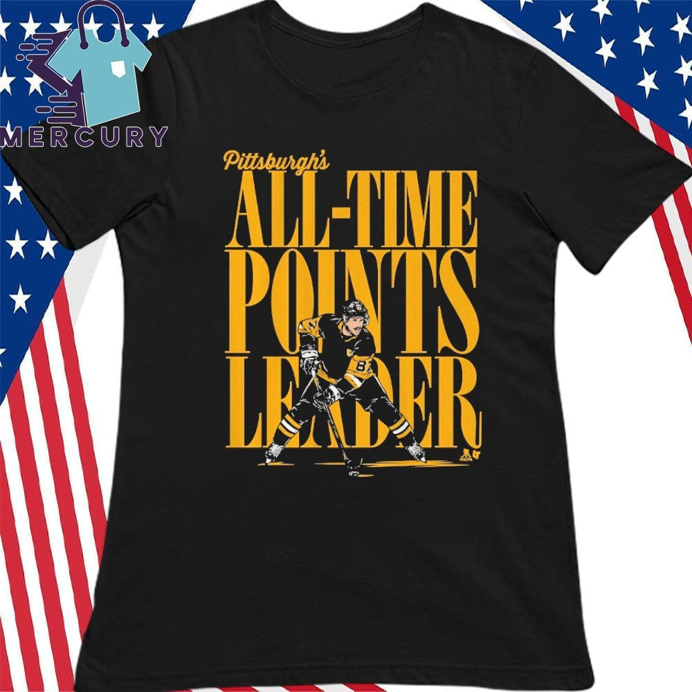 Sidney Crosby Pittsburgh All-Time Points Leader Shirt