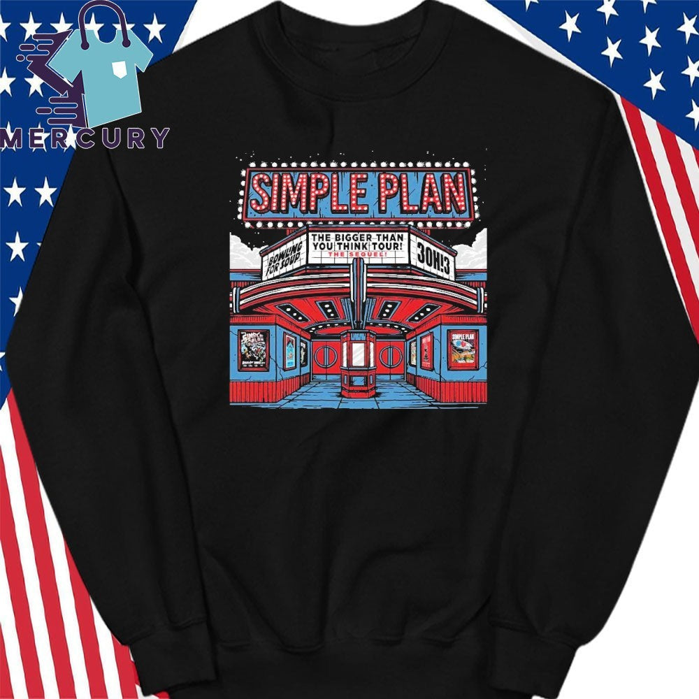 Simple Plan 2026 Tour Dates Bigger Than You Think The Sequel Shirt