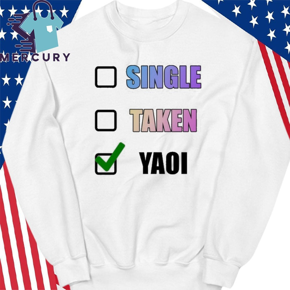 Single Taken Yaoi Check Shirt