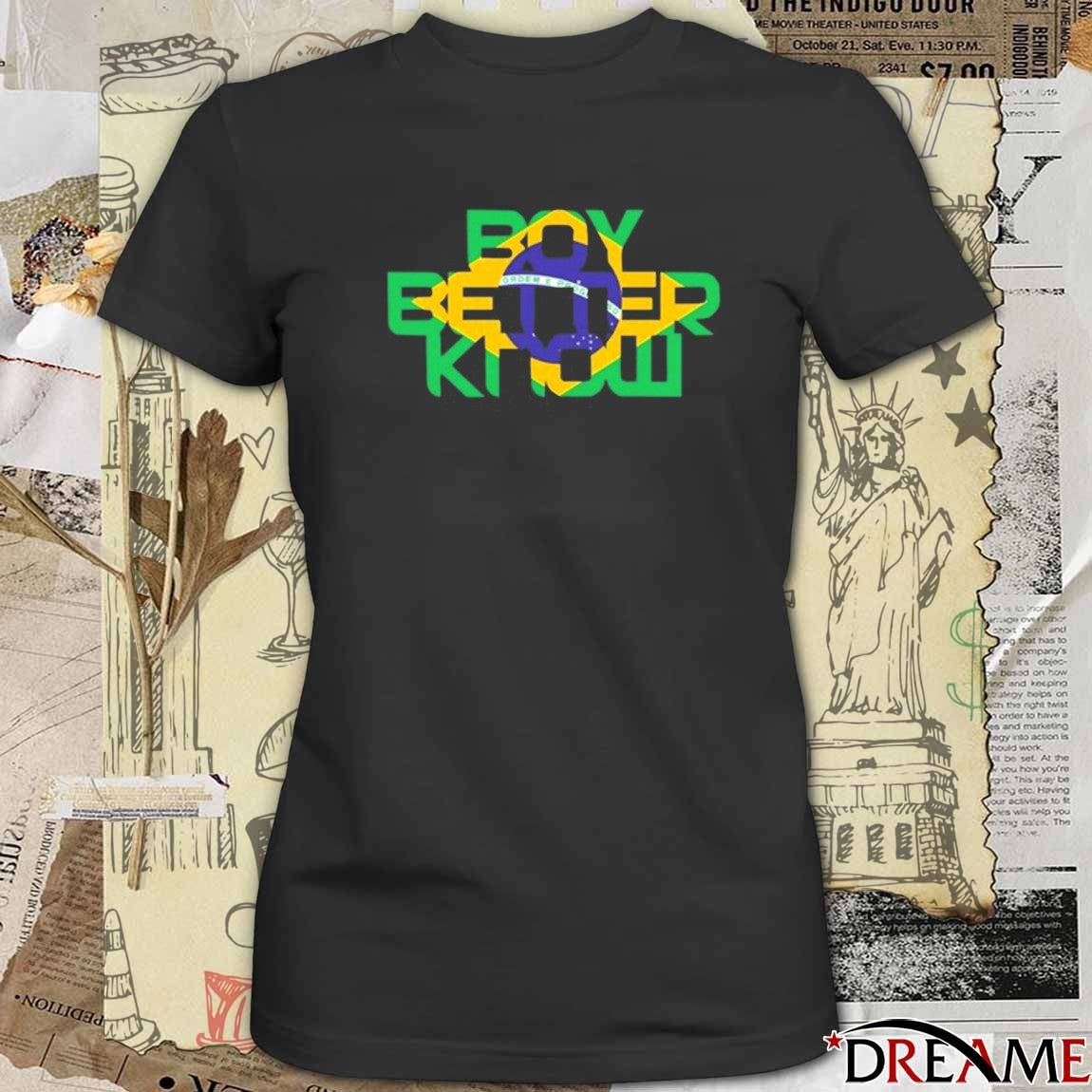 Skepta Boy Better Know Brazil Flag t-shirt