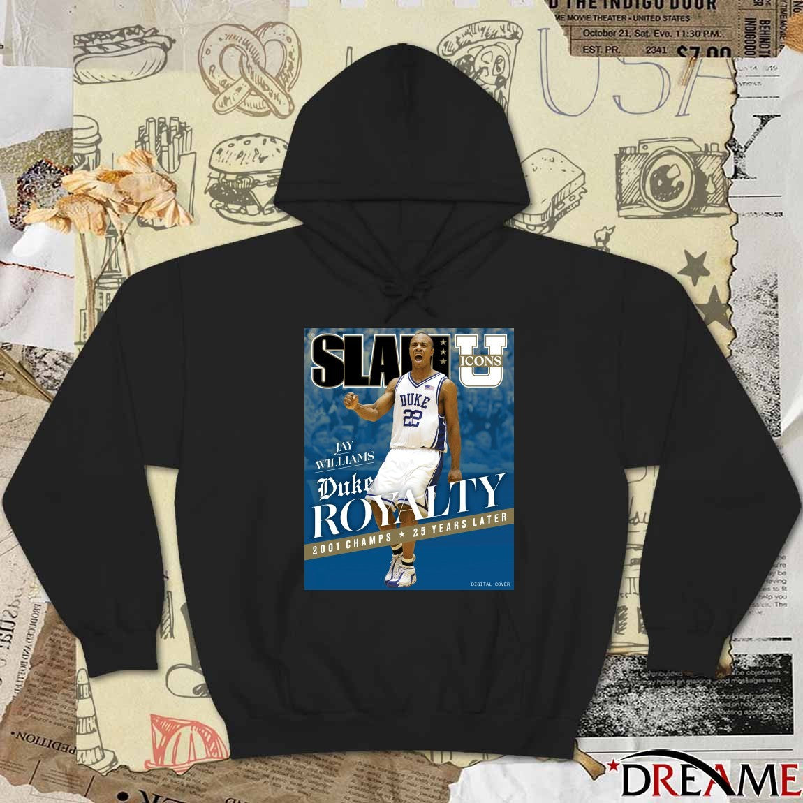 Slam Icons Legendary Ya Williams Duke Royalty 2001 Champs 25 Years Later Poster t-shirt