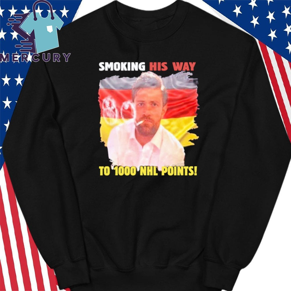 Smoking His Way To 1000 NHL Points Shirt