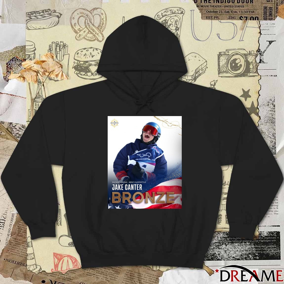 Snowboarding Men’s Slopestyle Jake Canter Bronze Medal Winter Olympics t-shirt
