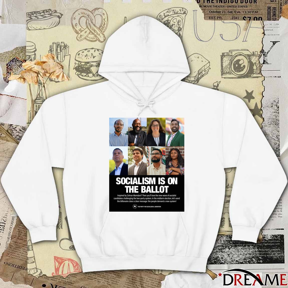 Socialism Is On The Ballot Inspired By Zohran Mamdani 2026 Poster t-shirt