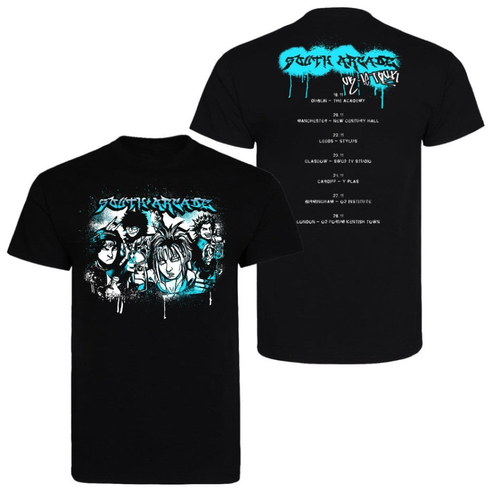 South Arcade Black Tour 2026 Two Sided Shirt