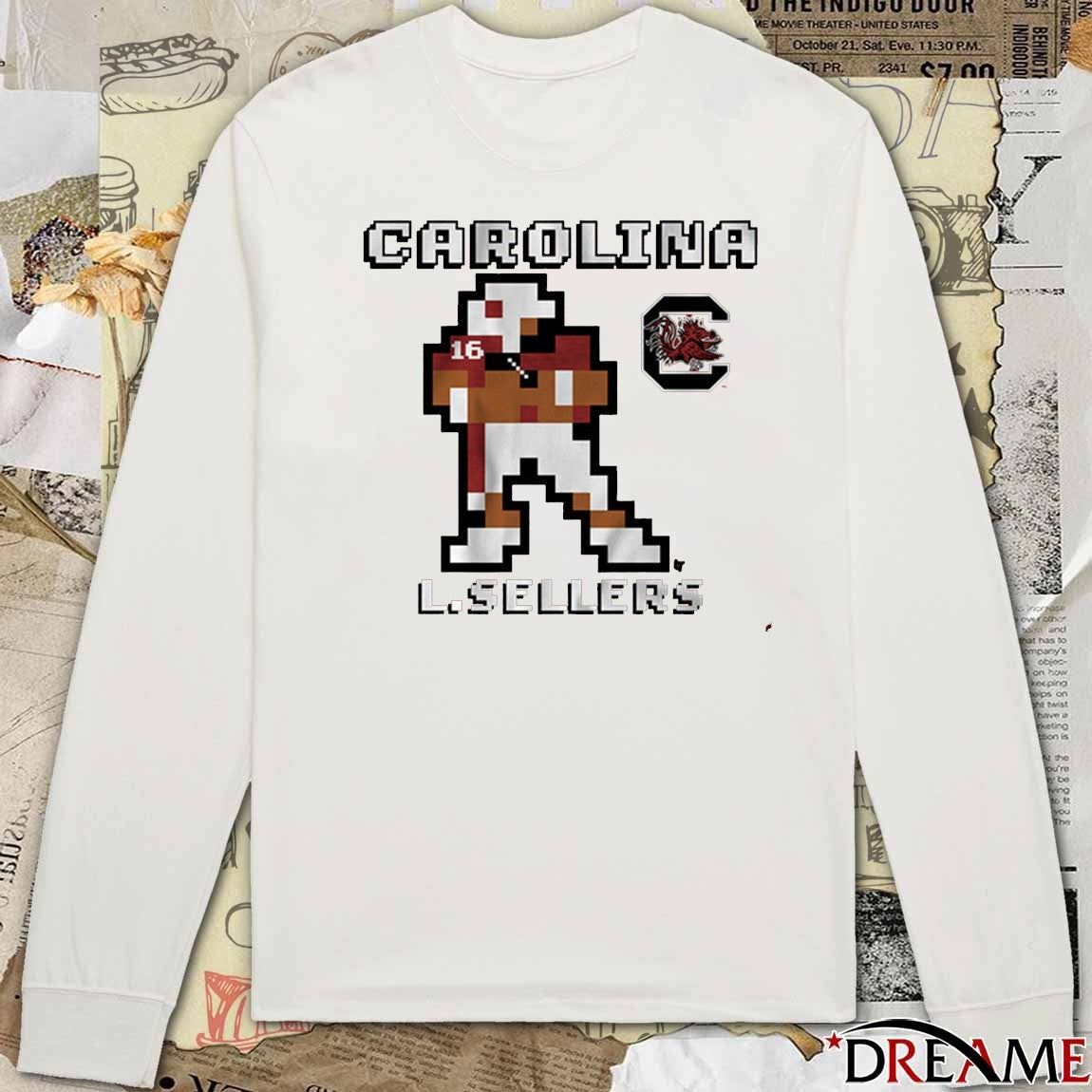 South Carolina Gamecocks Football NCAA LaNorris Sellers Retro Baller t-shirt