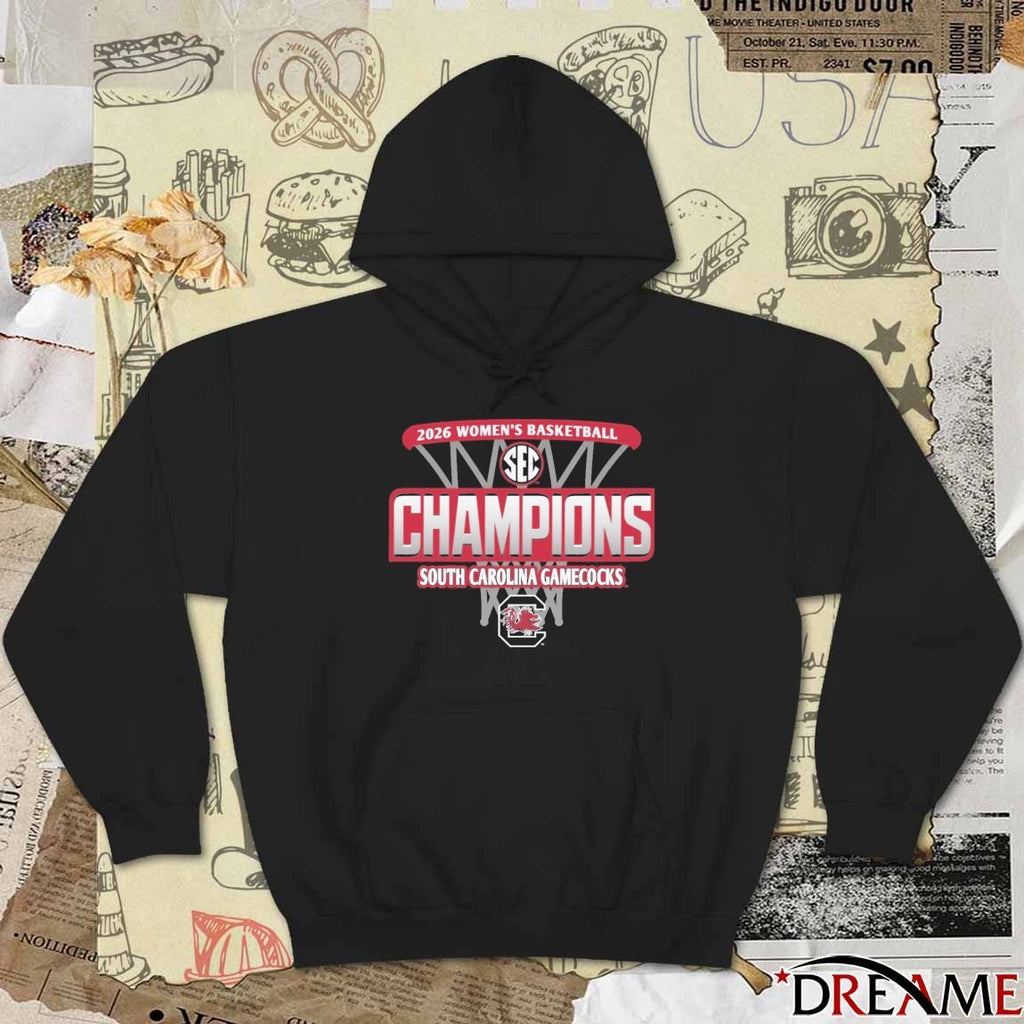 South Carolina Gamecocks SEC Women’s Basketball 2026 Regular Season Champions t-shirt