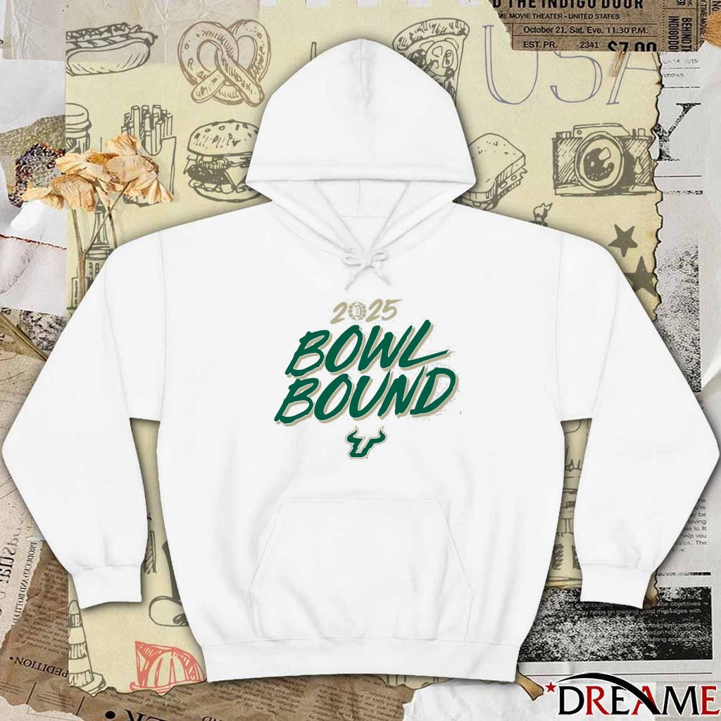 South Florida Bulls football NCAA 2025 Bowl Bound Season t-shirt