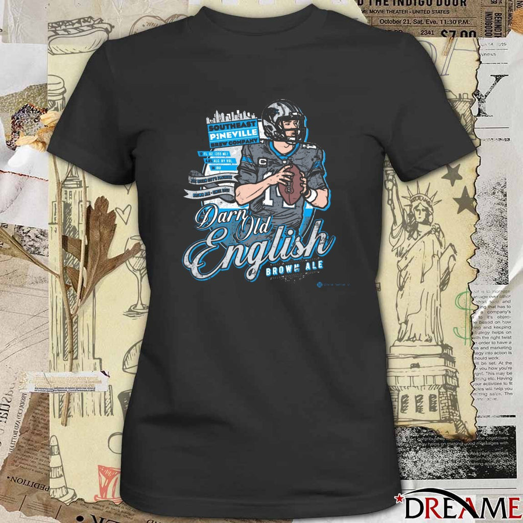 Southeast Pineville Brew Company Darn Old English Brown Ale Panthers 2025 t-shirt
