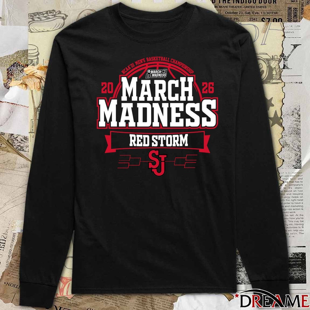 St. John’s Red Storm 2026 NCAA DI Men’s Basketball Championship March Madness t-shirt