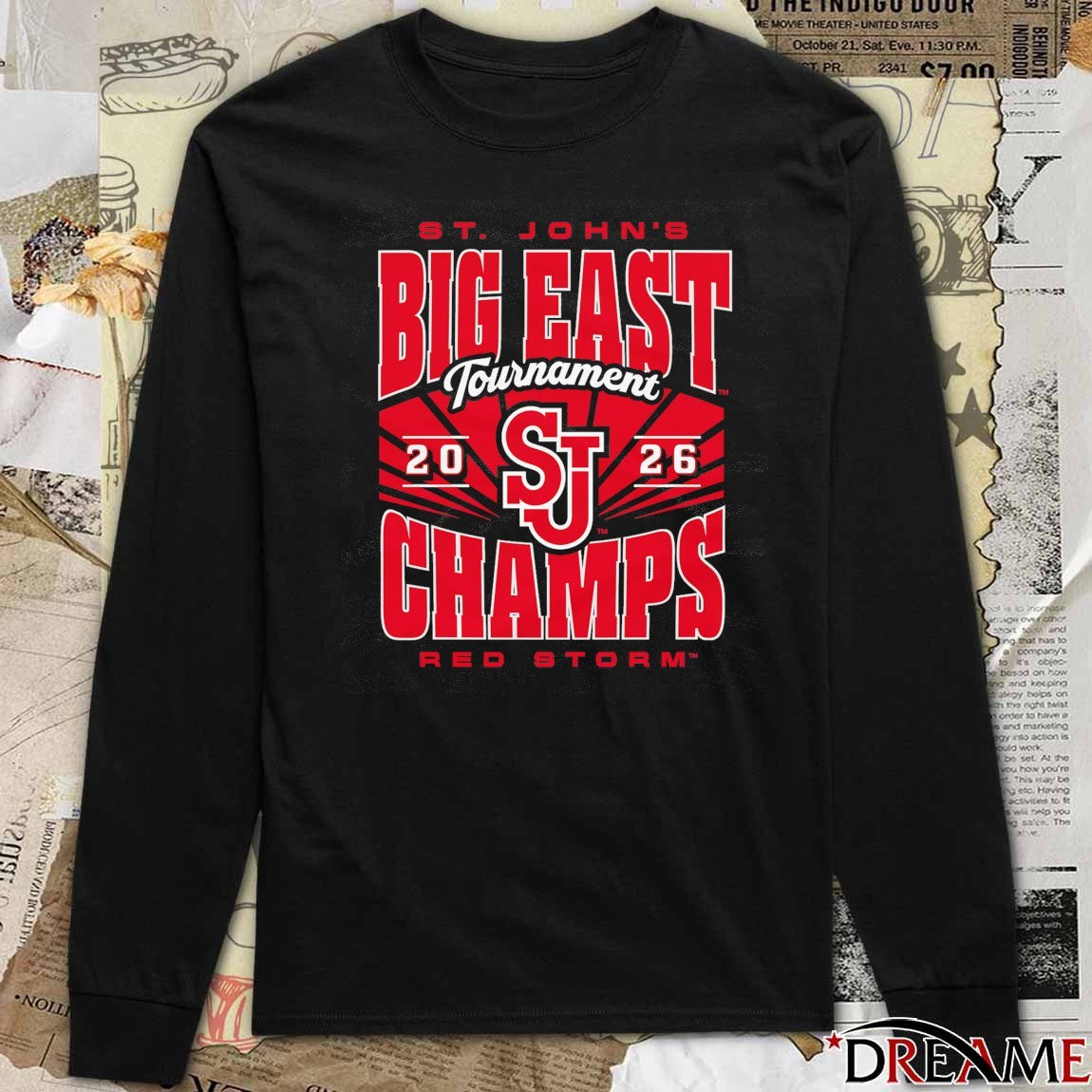 St. John’s Red Storm Big East Tourney Champs 2026 t-shirt