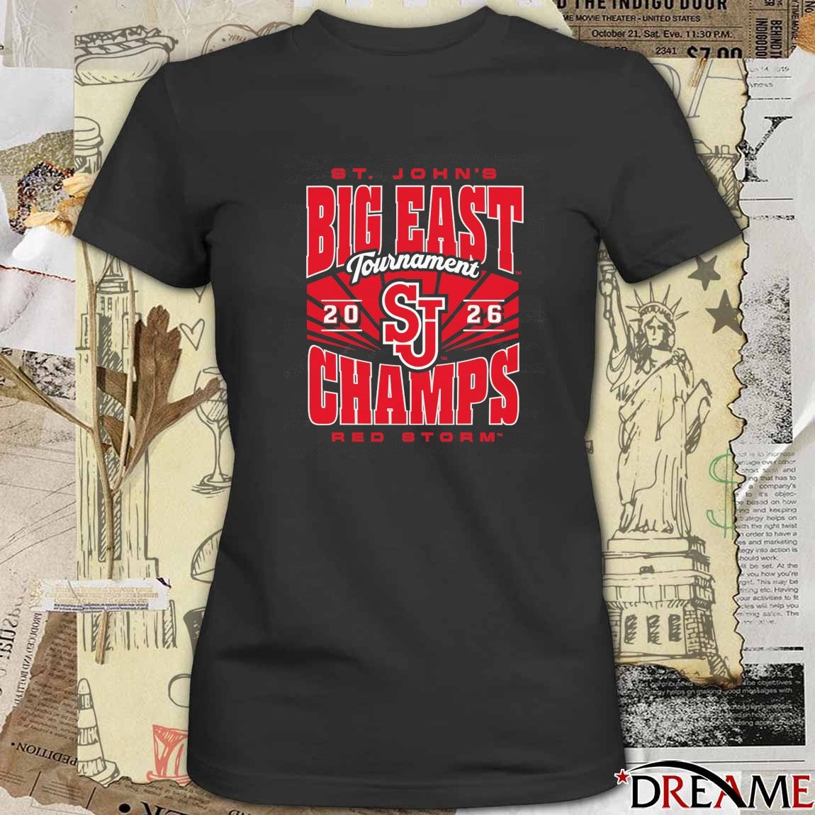 St. John’s Red Storm Big East Tourney Champs 2026 t-shirt