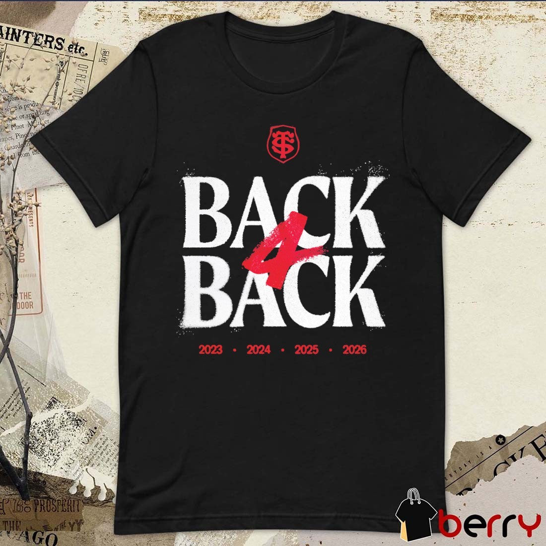 Stade Toulousain Back 4 Back 2023-2026 t-shirt