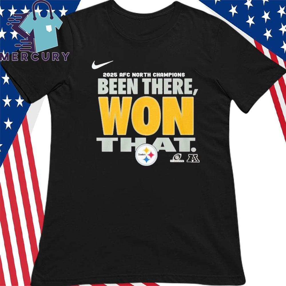 Steelers 2025 AFC North Division Champions Locker Room Shirt