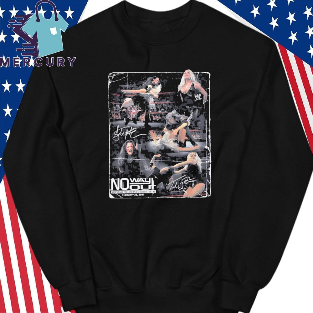 Stephanie McMahon vs Trish Stratus No Way Out 25th Anniversary Shirt
